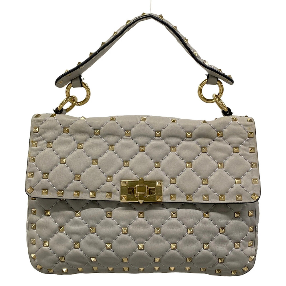 Valentinogaravani Gray Leather Handbag #328726V78B